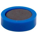 Q-CONNECT aimants, 20 mm, bleu, paquet de 10 pièces