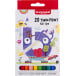 Bruynzeel Kids feutres Twin Point, set de 20 pièces en couleurs assorties
