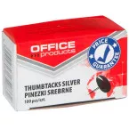 OFFICE products punaises Classic, argent, boîte de 100 pièces
