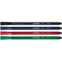 DONAU D-fine Fineliner, 0.4 mm, Set of 4, Assorted Colors