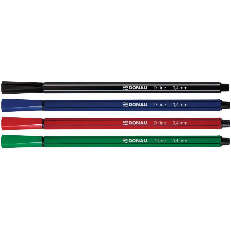 DONAU D-fine fineliner, 0,4 mm, etui...