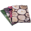 OFFICE products schrift, Nature, met harde kaft, A5, 96 blad, met kantlijn, geruit 5mm