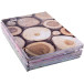 OFFICE products schrift, Nature, met harde kaft, A5, 96 blad, met kantlijn, geruit 5mm