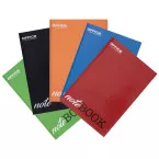 OFFICE PRODUCTS Hardcover Notebook, A4, 96 Sheets, with Margin, Lined