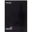 OFFICE PRODUCTS Hardcover Notebook, A4, 96 Sheets, with Margin, Lined