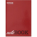 OFFICE PRODUCTS Hardcover Notebook, A4, 96 Sheets, with Margin, Lined