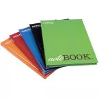 OFFICE PRODUCTS Hardcover Notebook A5 96 Sheets With Margin 5mm Squared
