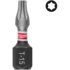 Bits Shockwave Milwaukee - TX 15 x 25mm (x3) / 3pce