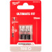 Milwaukee Shockwave Impact Duty TX15 x 25mm Driver Bits Pack of 3