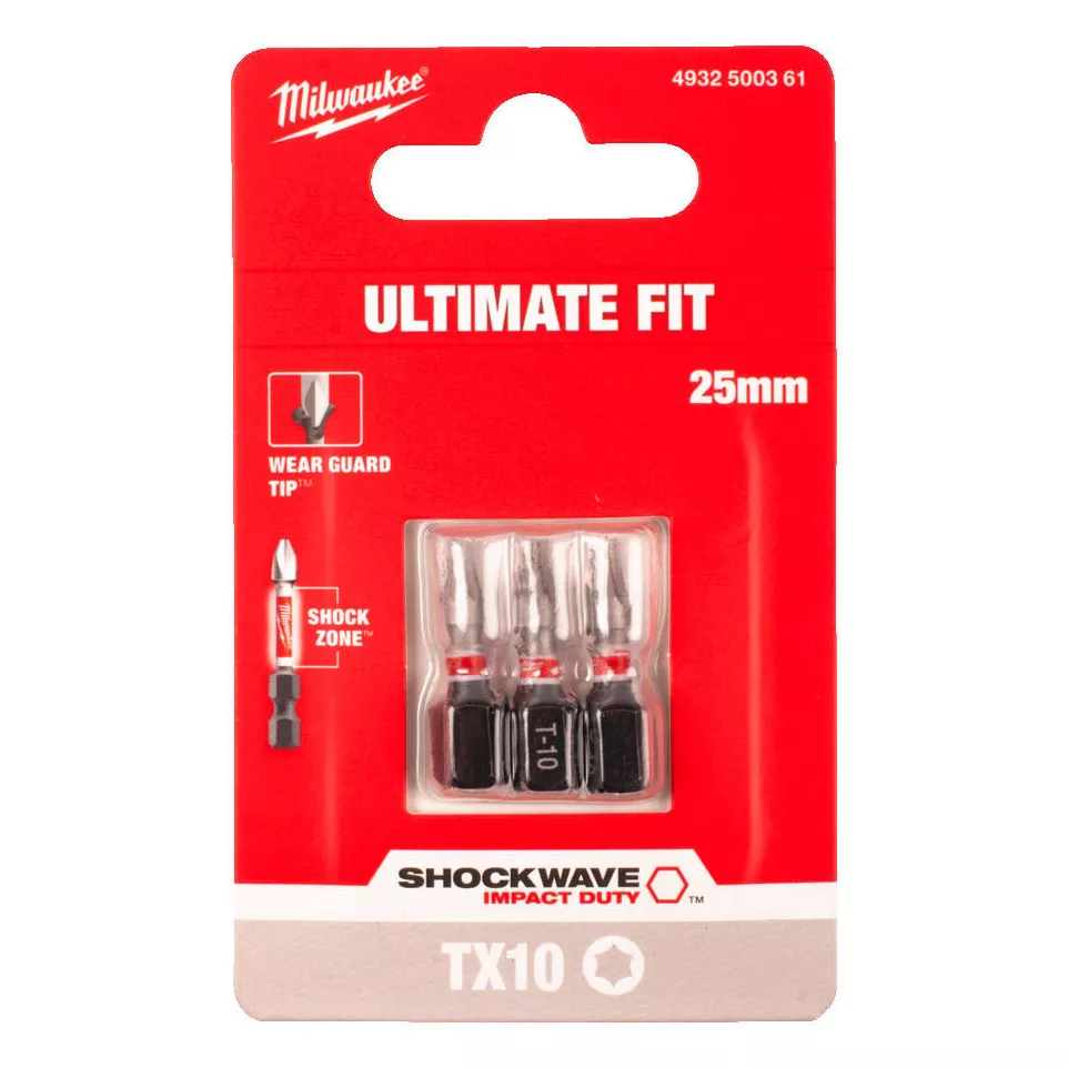 Milwaukee Shockwave TX10 x 25mm...