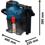 Stofzuiger BOSCH GAS18V-6LS Click & Go / pce