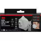 3M Aura 9332+ Comfort Cool Flow Respirator Mask FFP3 with Valve Pack of 5
