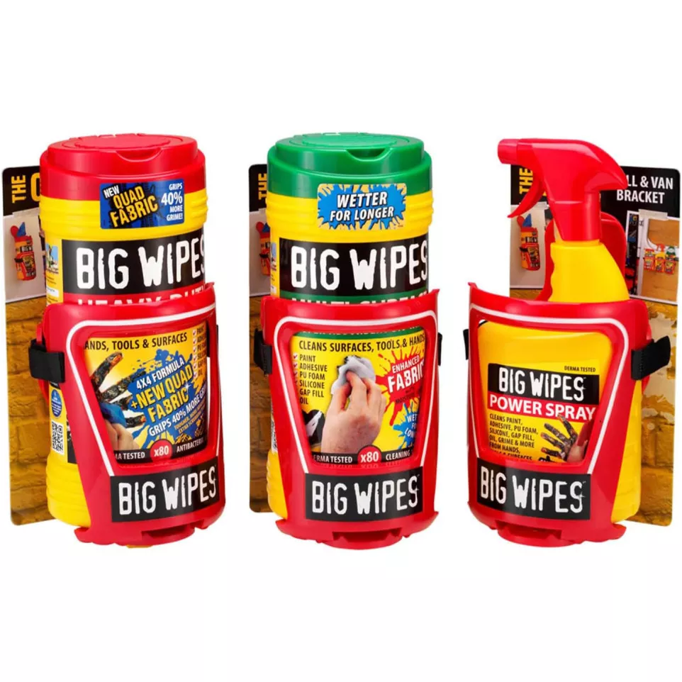 Muurbeugel voor BIG WIPES slang en...