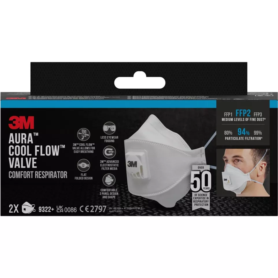 3M Aura Comfort Cool Flow masque,...