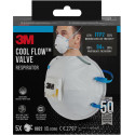 3M 8822 Cool Flow Particulate Respirator FFP2 with Valve Pack of 5