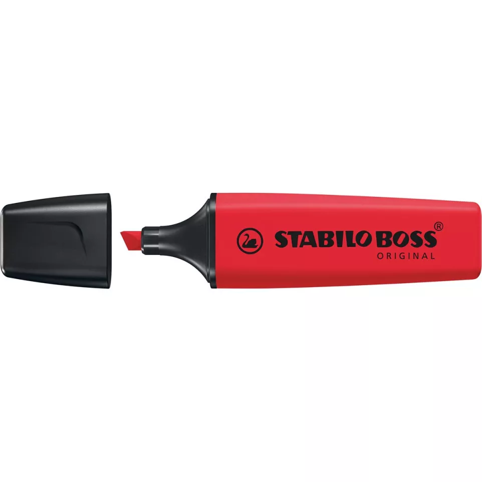 STABILO BOSS ORIGINAL Highlighter, Red