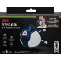3M Reusable Respirator Mask with Integrated Filters ABEK1P3 Protection