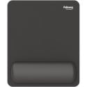 Fellowes Breyta Mouse Pad with Wrist Rest, Black