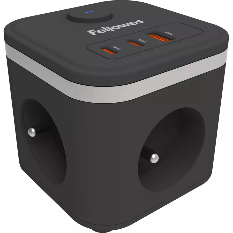 Fellowes douille Power Cube, 3 prises...