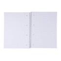 OFFICE products spiraalschrift, A4, 80 blad, geruit 5mm