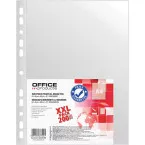 OFFICE products pochette perforée, A4, 40 microns, grainée, paquet de 200 pièces
