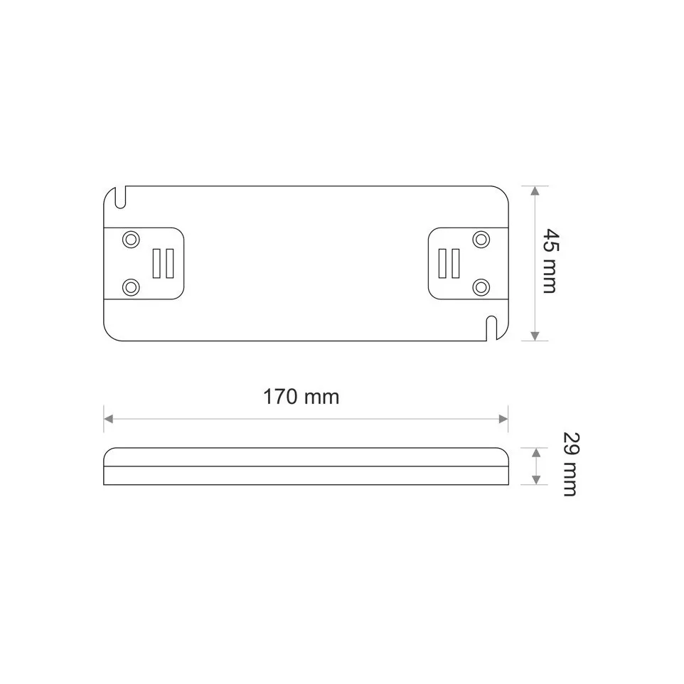 Driver LED Slim 75W 12V DC dimmable...