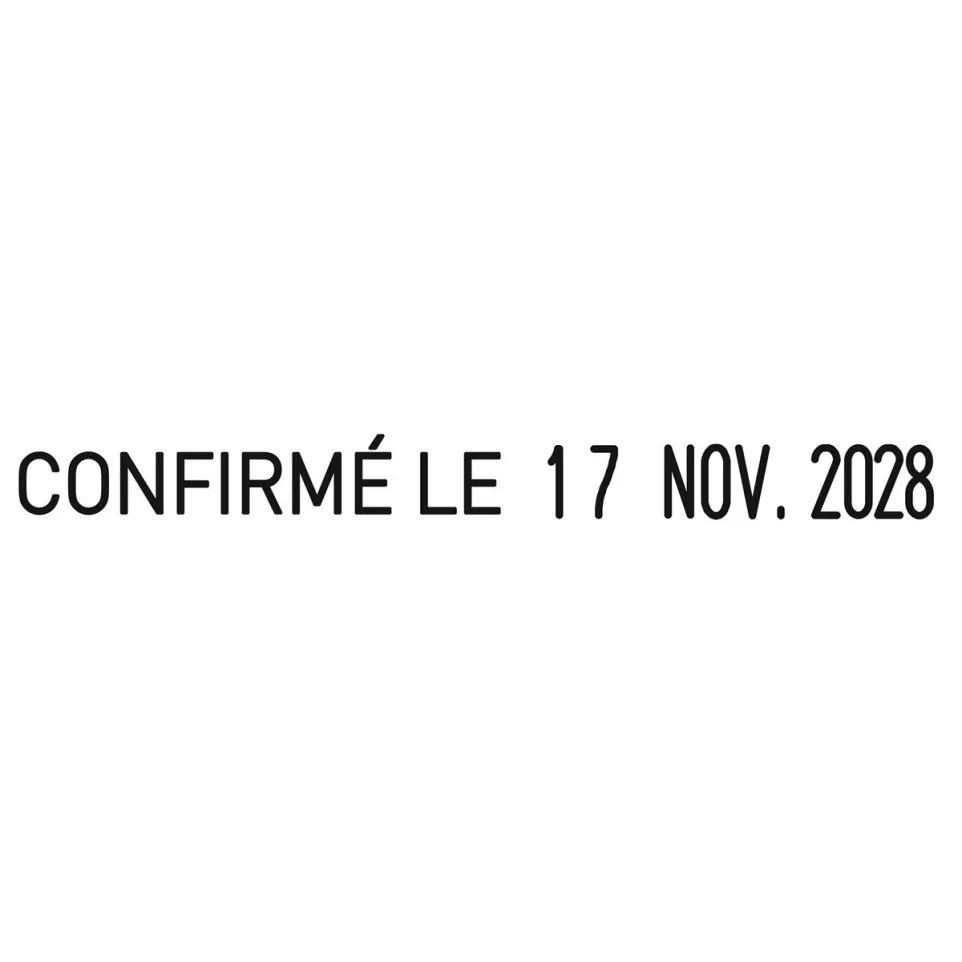 Trodat cachet à formules avec date...