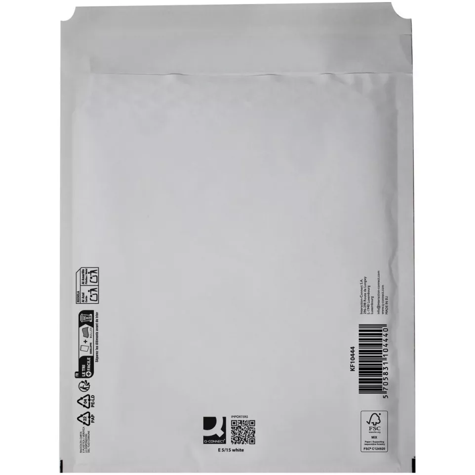 Q-CONNECT Bubble Mailers White Size...