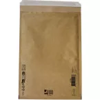 Q-CONNECT luchtkussenenveloppen, bruin, 7-G, 250 x 350 mm, doos van 100 stuks