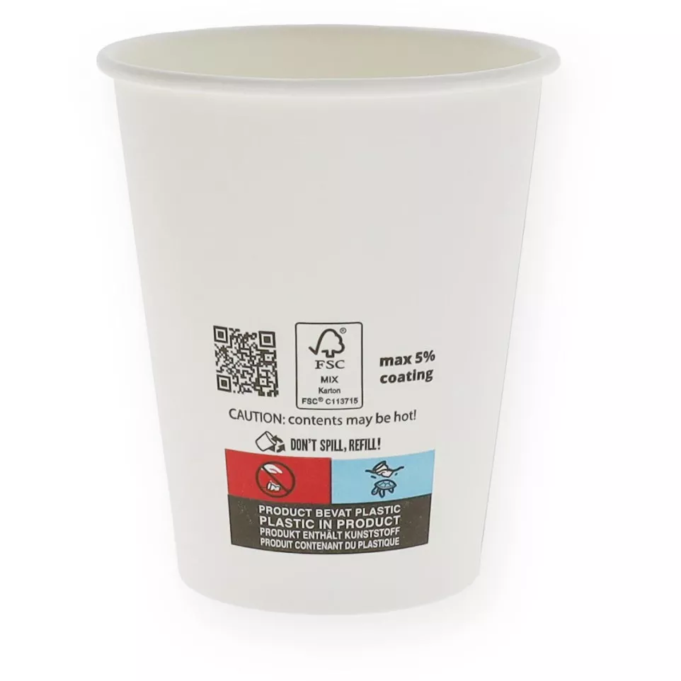 Gobelet en carton, 237 ml, diamètre...