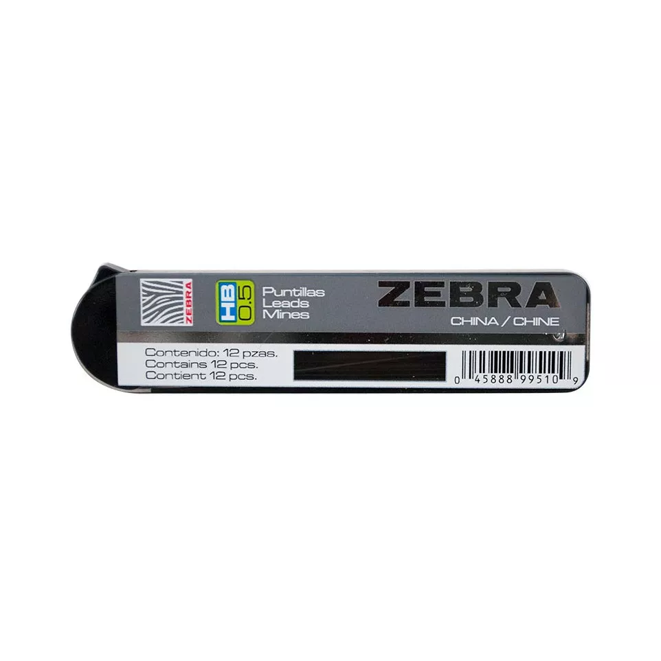ZEBRA Mechanical Pencil Leads, 0.5...