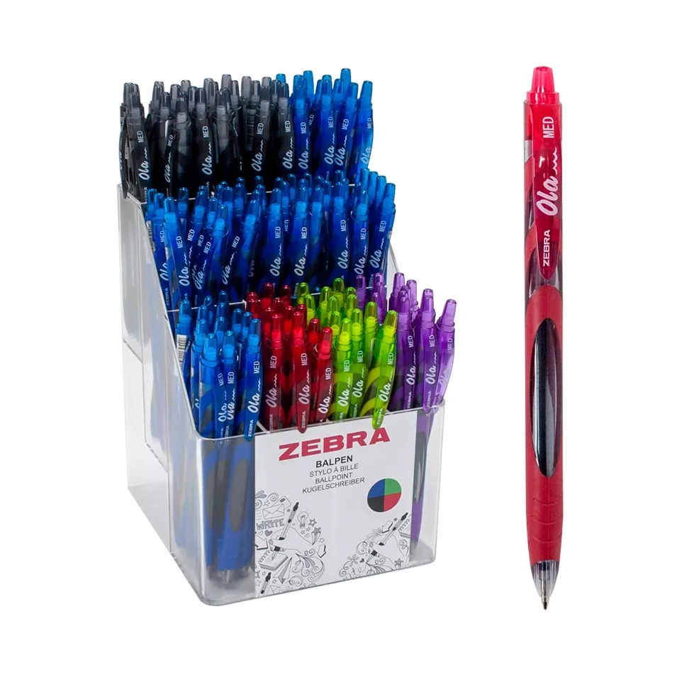 ZEBRA Ola Ballpoint Pen, 0.5 mm,...