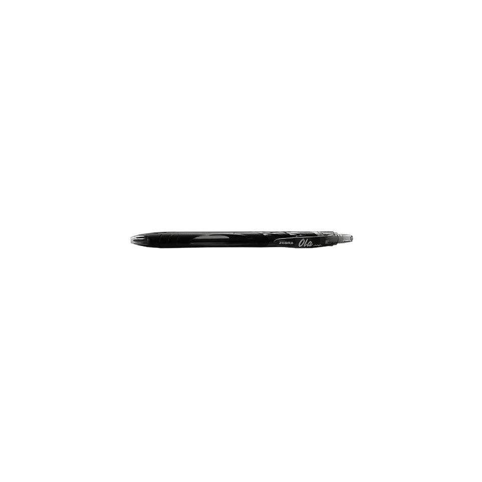ZEBRA Ola Ballpoint Pen, 0.5 mm, Black