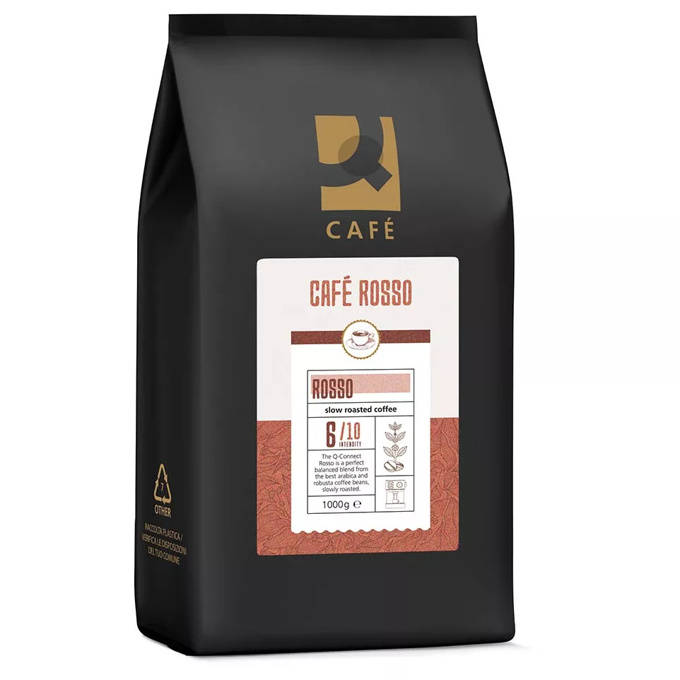 Q-CONNECT koffiebonen Café Rosso, pak...