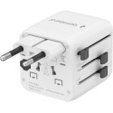 Gembird adaptateur mondial, blanc