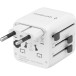 Gembird adaptateur mondial, blanc