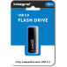 Integral Black USB 3.0 Flash Drive, 16 GB, Black[1][2]