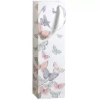 Sac cadeau Tender Butterflies, pour bouteille, 38 x 10 x 10 cm