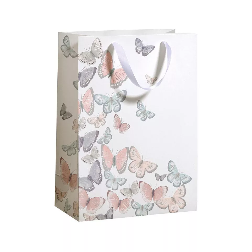 Sac cadeau Tender Butterflies, L,...