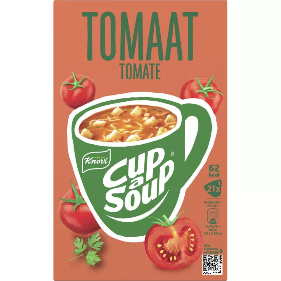 Knorr Cup-a-Soup tomaat, pak van 21...