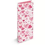 Listen to Your Heart Gift Bag for Bottle, 9 x 36 x 13 cm