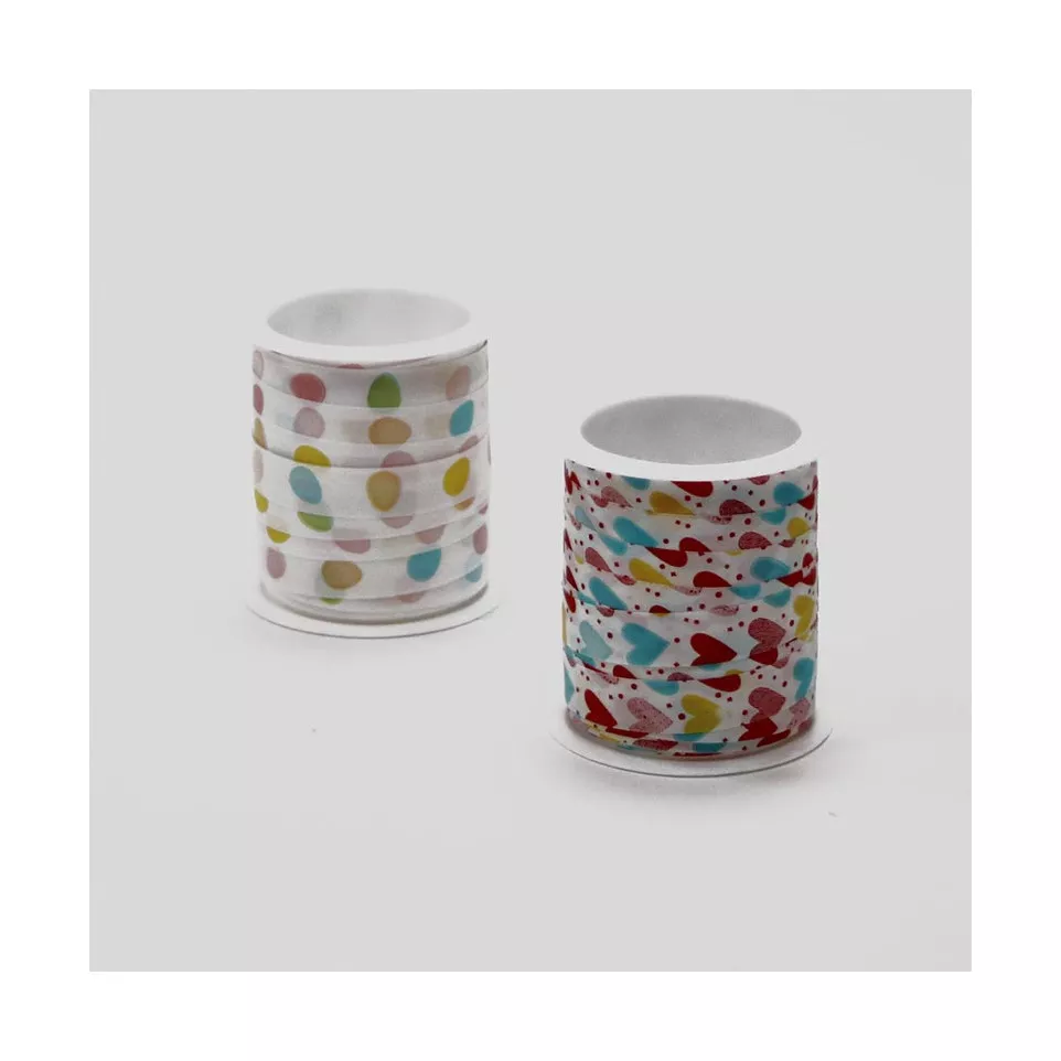 Hearts and Balls Ribbon, 1 cm x 10 m