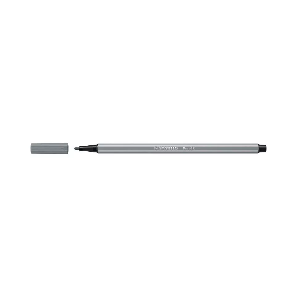 STABILO Pen 68 Felt Tip Marker Grey