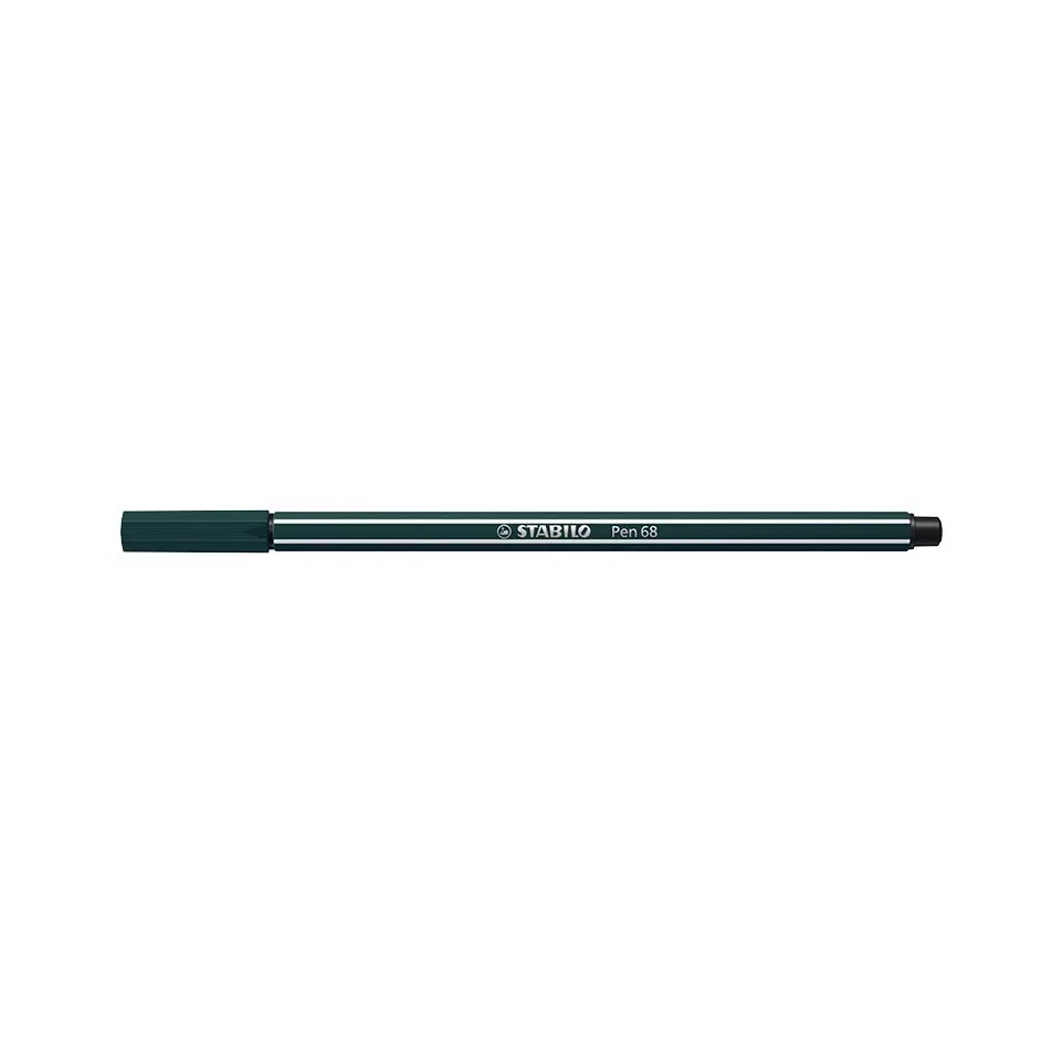 STABILO Pen 68 viltstift, aardegroen