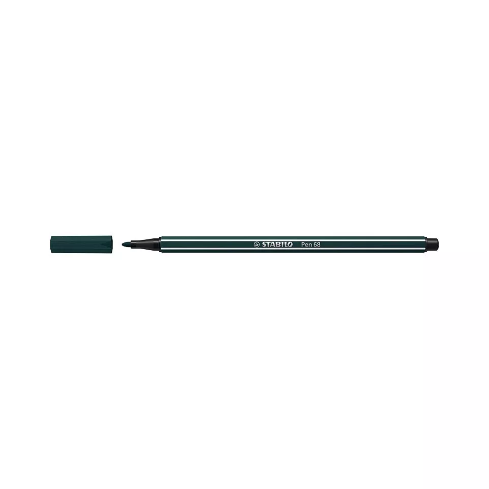 STABILO Pen 68 viltstift, aardegroen