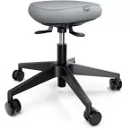 Leitz Ergo Active Sitting Stool with Swivel Seat and Casters