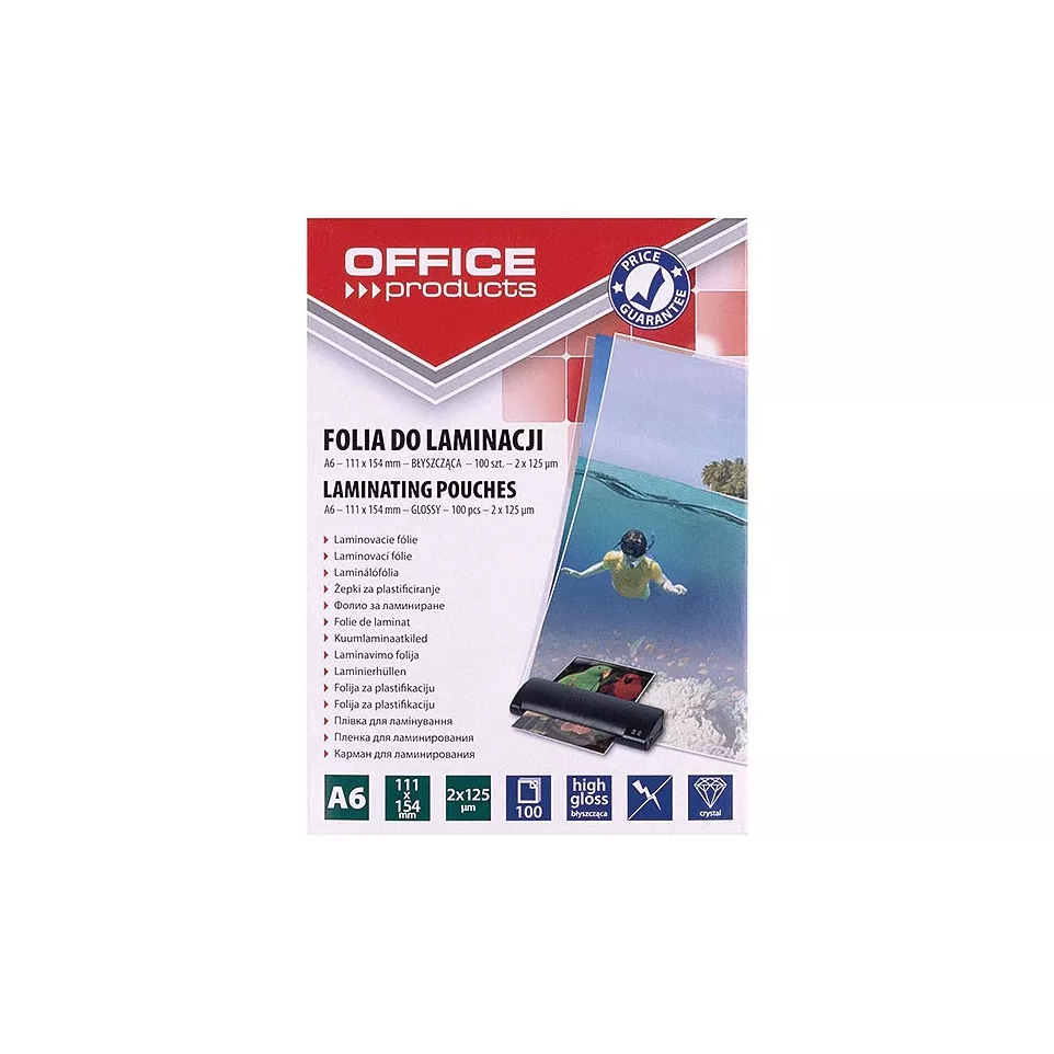 OFFICE Products laminating pouches A6...