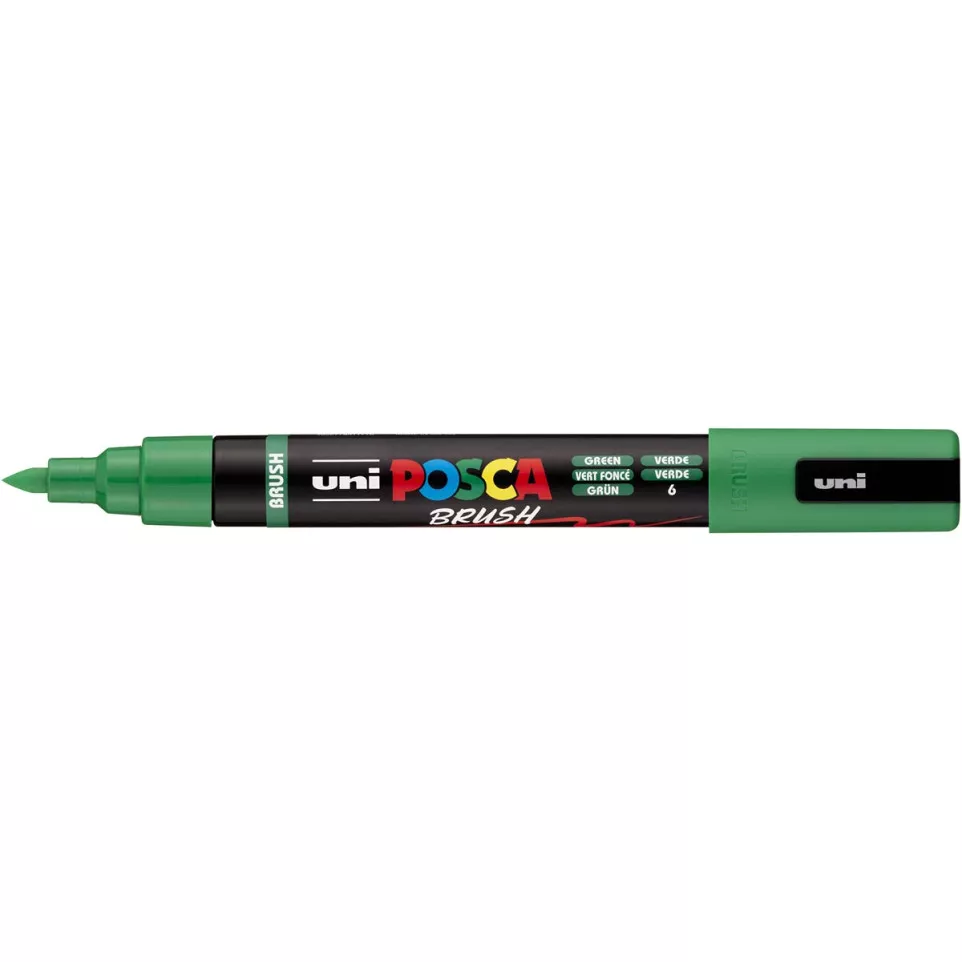 Uni Posca PC-5BR Paint Markers, Brush...