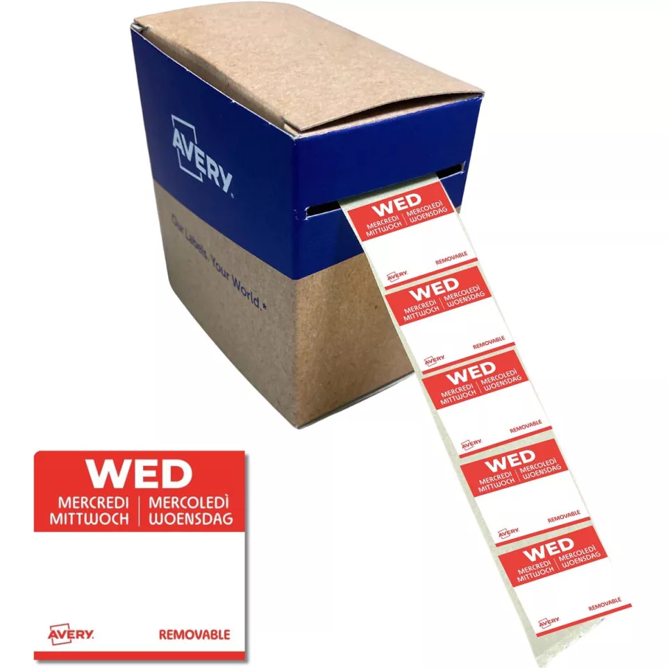Avery etiketten voedselcodering,...