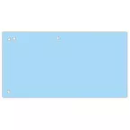 OFFICE products intercalaires, 240 x 105 mm, paquet de 100 pièces, bleu